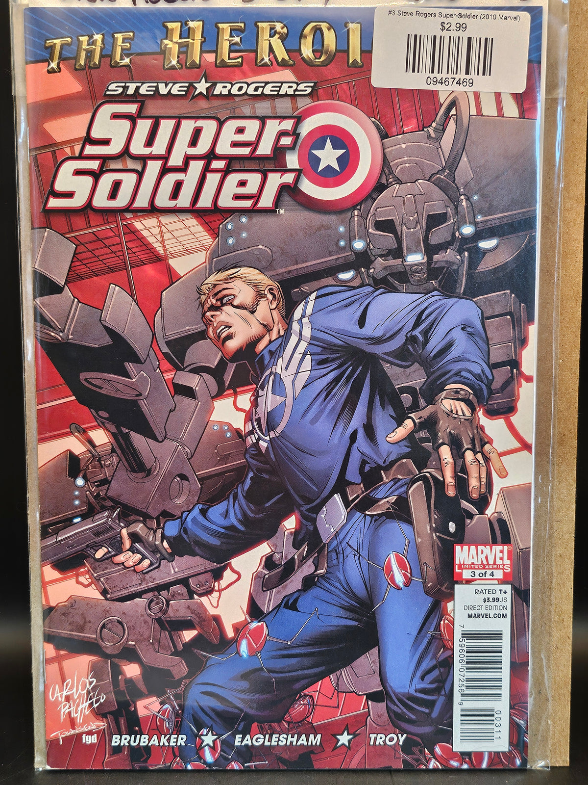 #3 Steve Rogers Super-Soldier (2010 Marvel)