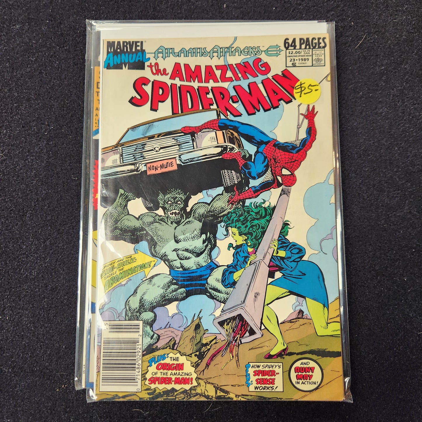 Amazing Spiderman Annual #23 (1989) — Origin of the Amazing Spider-Man & She-Hulk