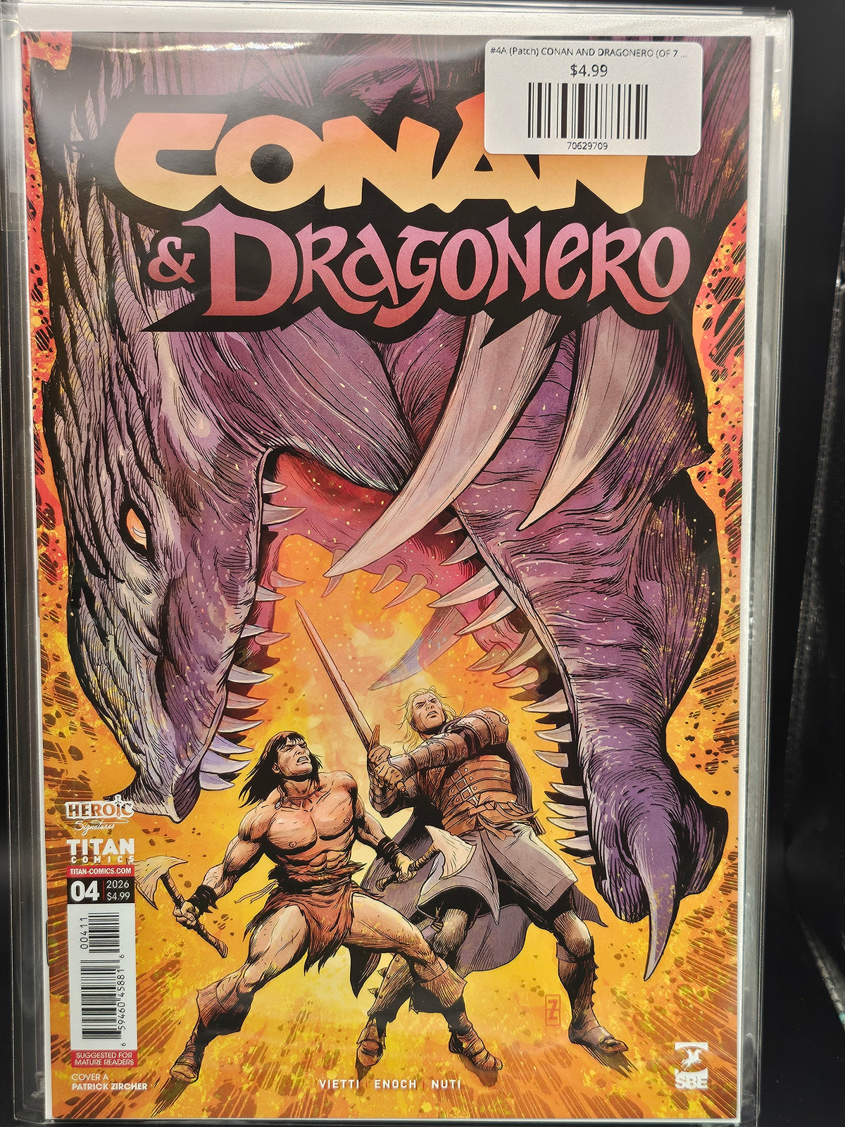 #4A (Patch) CONAN AND DRAGONERO (OF 7 PATCH ZIRCHER MR)