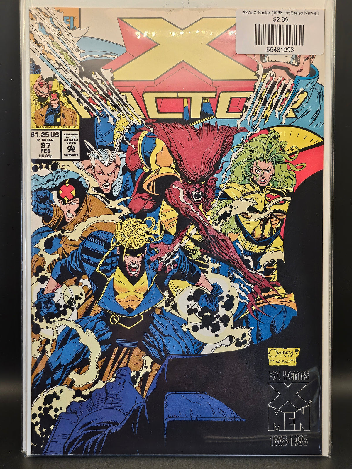 #87d X-Factor (1986 1st Series Marvel)