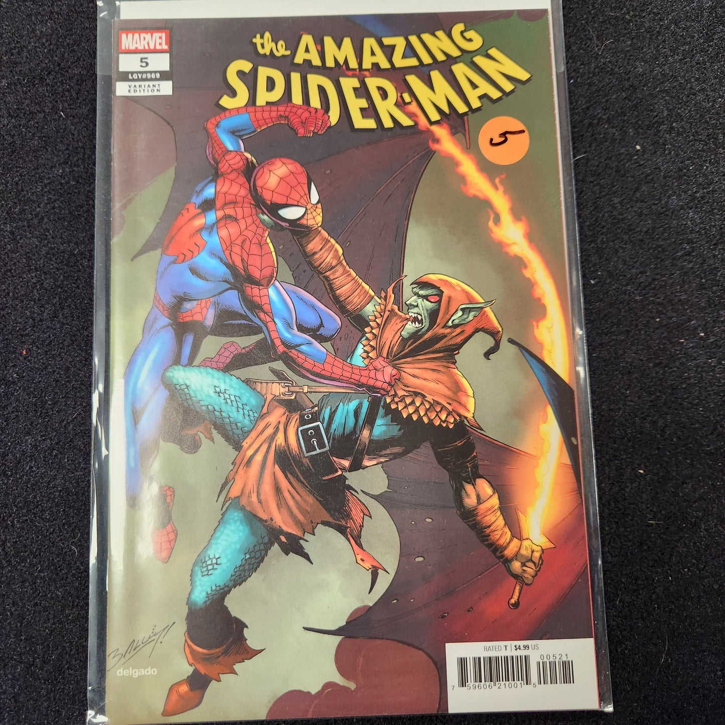 Amazing Spider-Man – Marvel Comics – (2025–Present) – Volume 7 – #5 - LGY #969 - Spoiler Variant - Cover 7 - Cover G