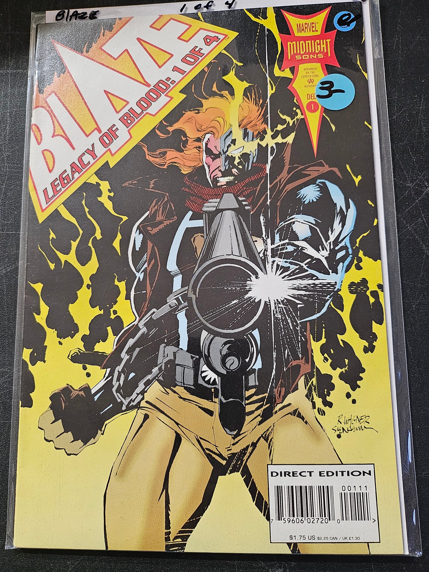 Blaze: Legacy of Blood – Marvel Comics – (1993–1994) – Volume 1 – Limited Series - #1 of 4