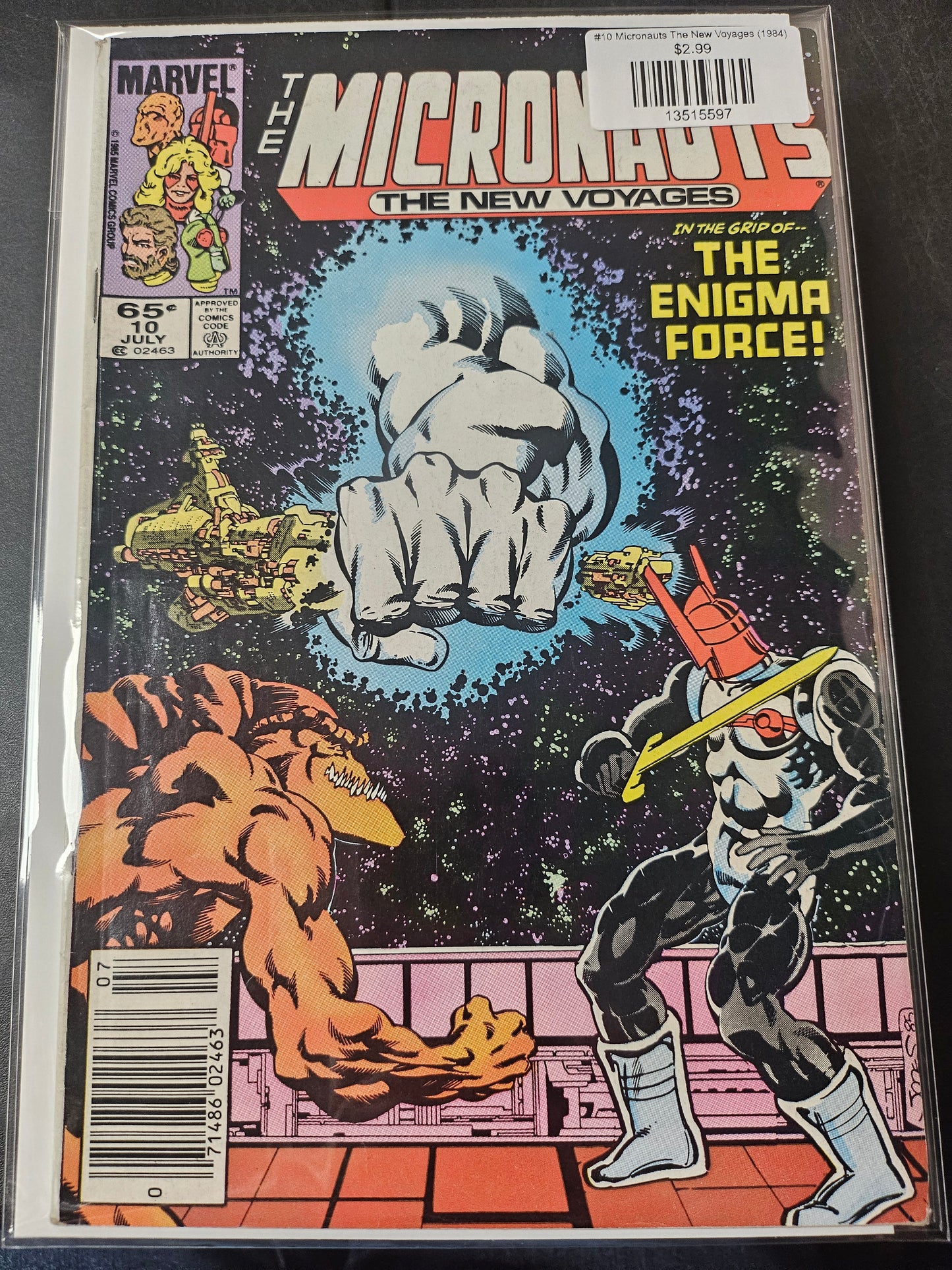 #10 Micronauts The New Voyages (1984)
