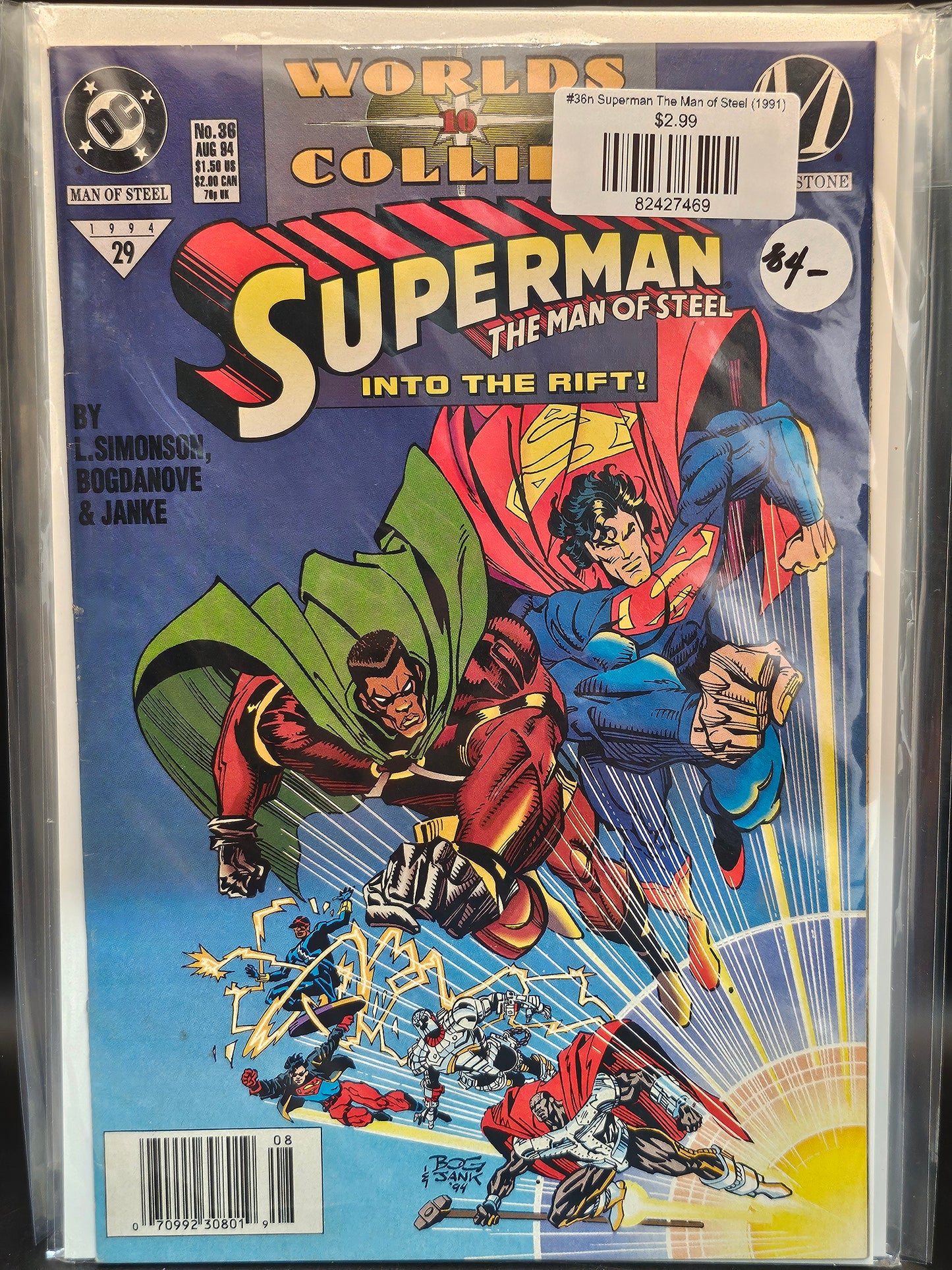 #36n Superman The Man of Steel (1991)