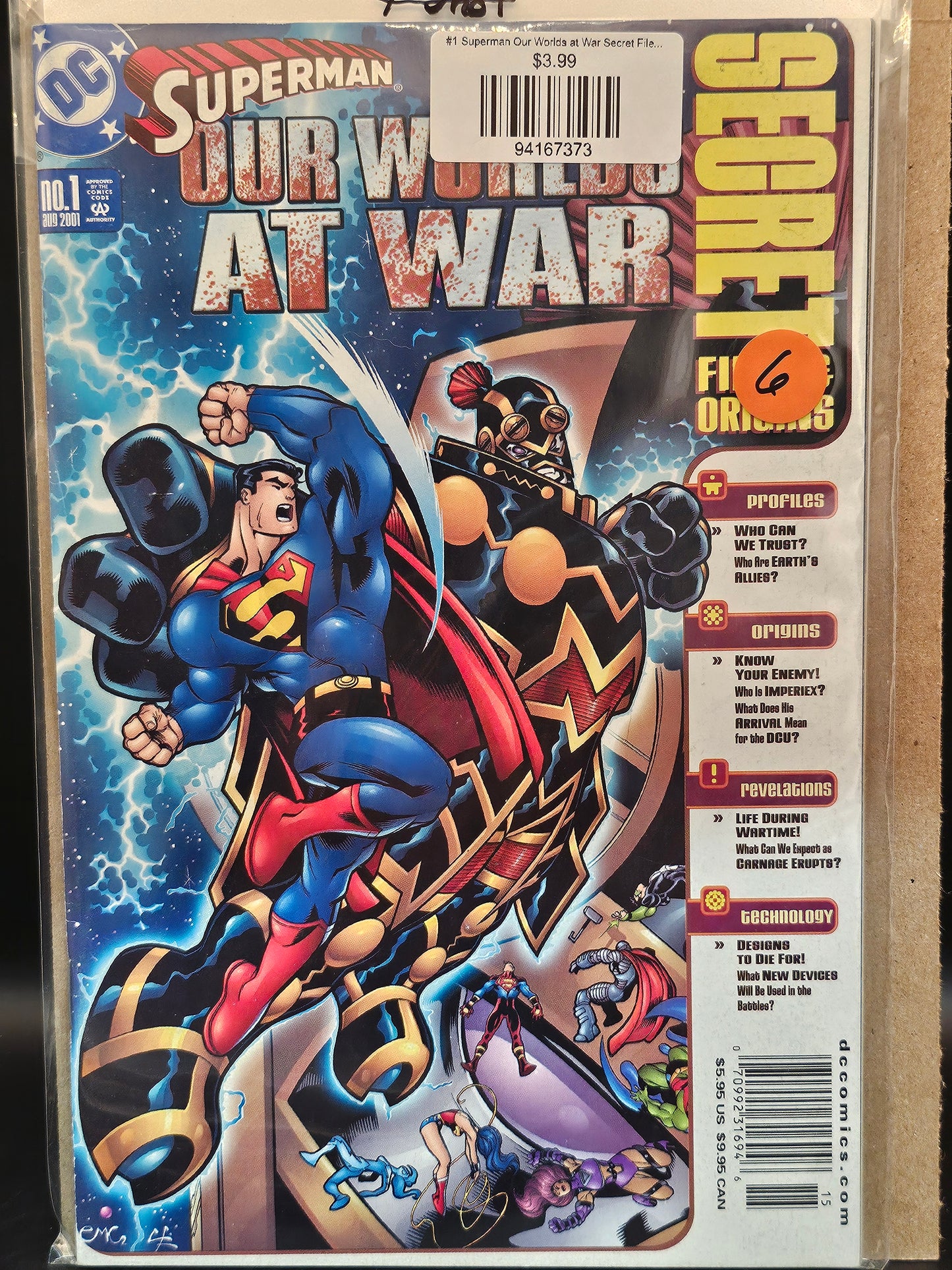 #1 Superman Our Worlds at War Secret Files (2001)