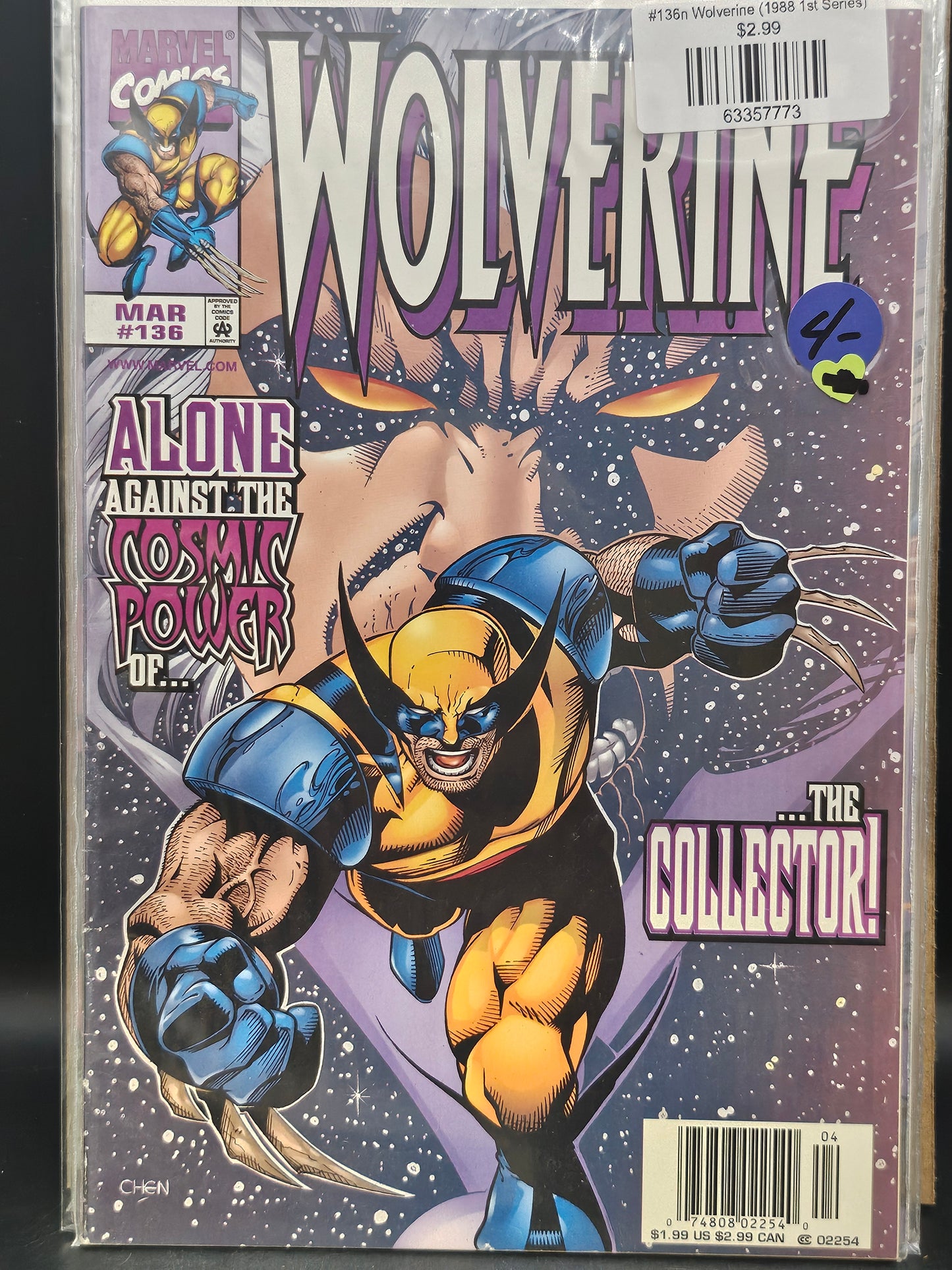 #136n Wolverine (1988 1st Series)