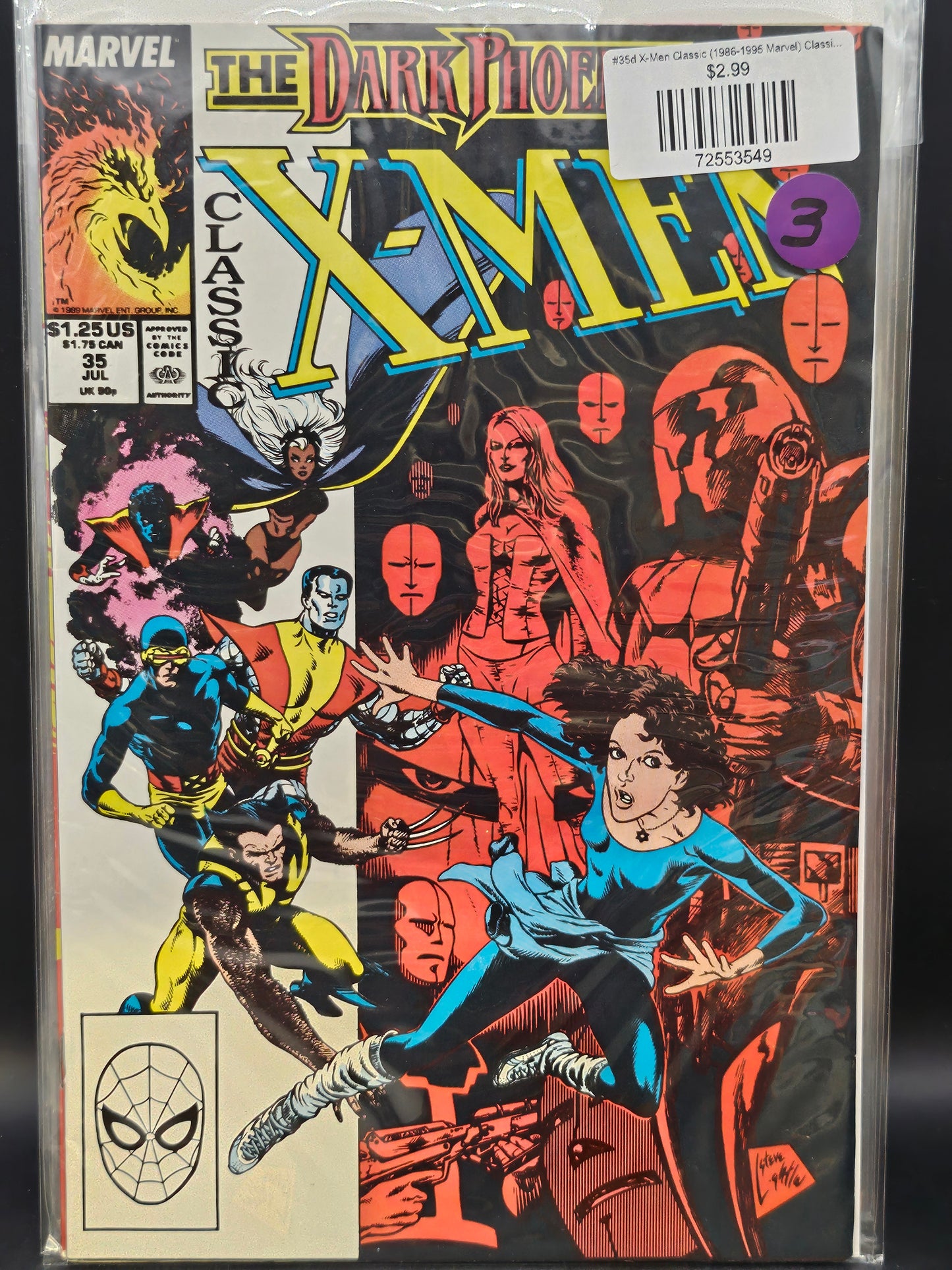 #35d X-Men Classic (1986-1995 Marvel) Classic X-Men