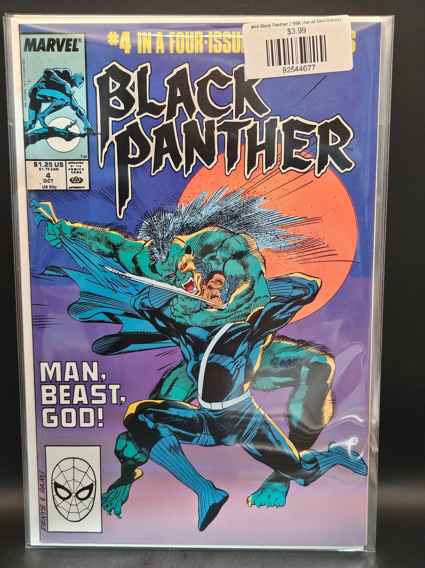 #4d Black Panther (1988 Marvel Mini-Series)