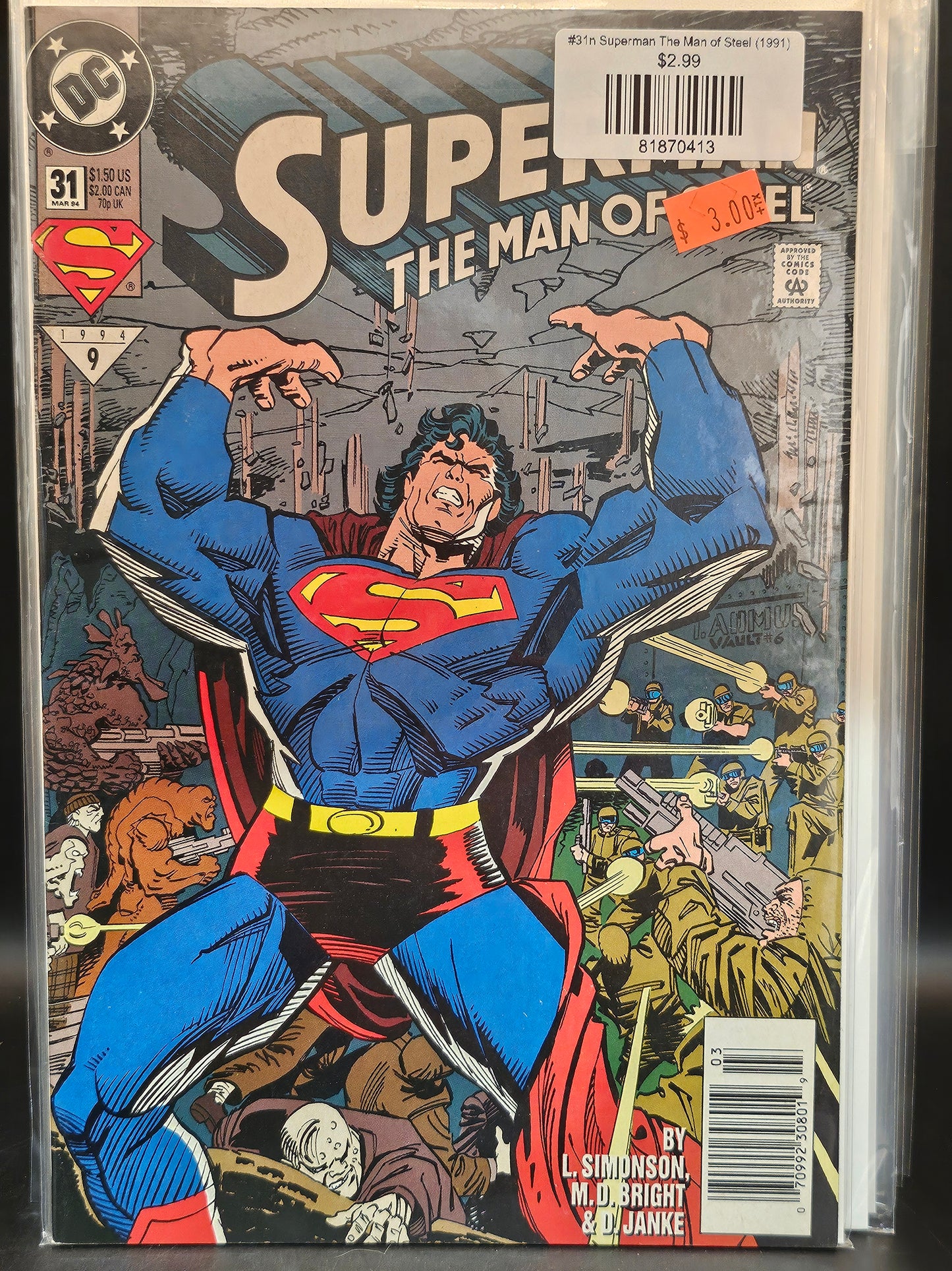 #31n Superman The Man of Steel (1991)