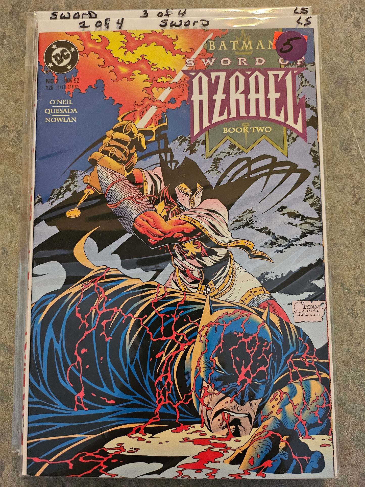 Batman: Sword of Azrael – DC Comics – (1992–1993) – Volume 1 – Limited Series – #2 of 4