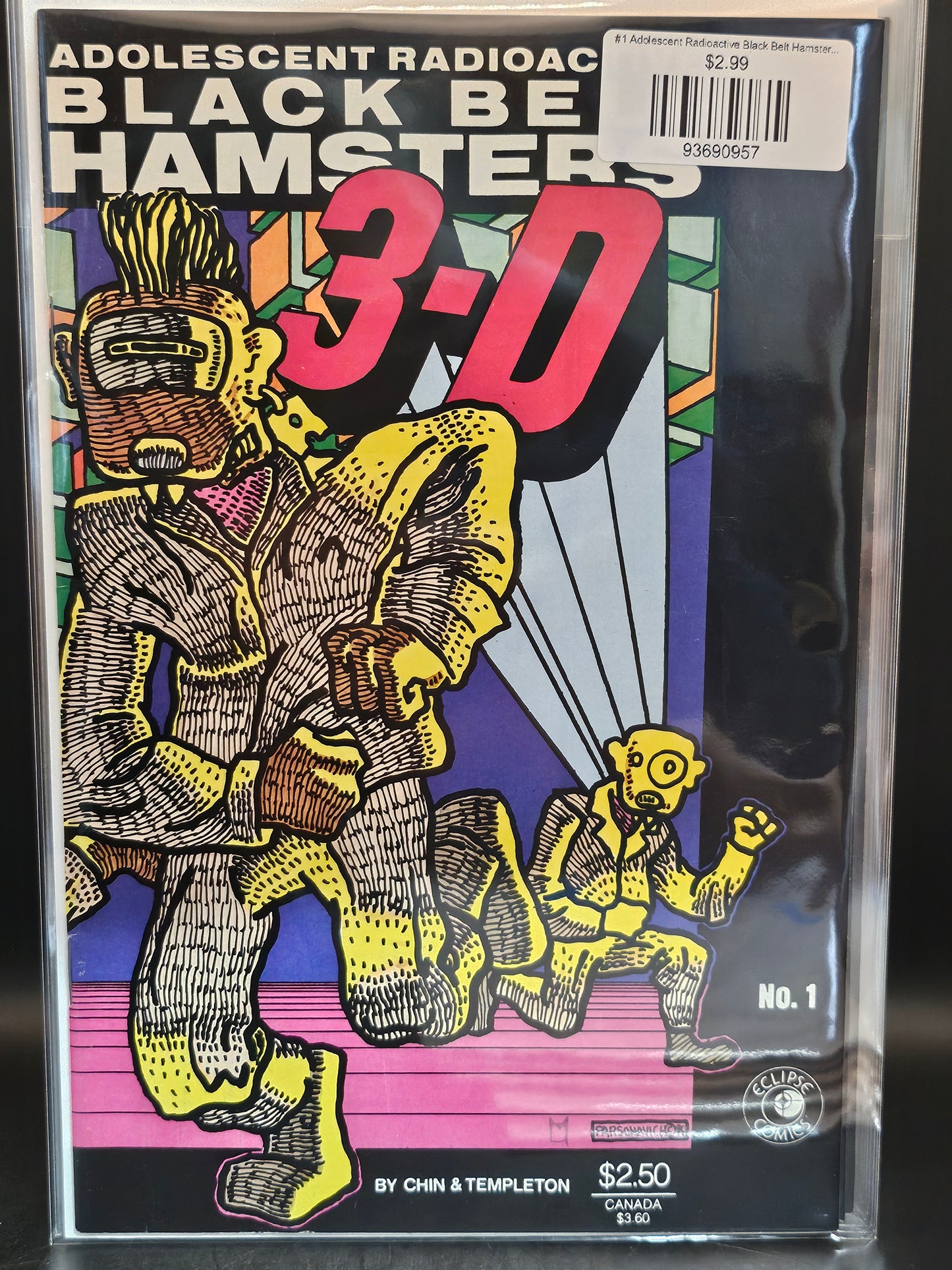 #1 Adolescent Radioactive Black Belt Hamsters 3-D (1986)