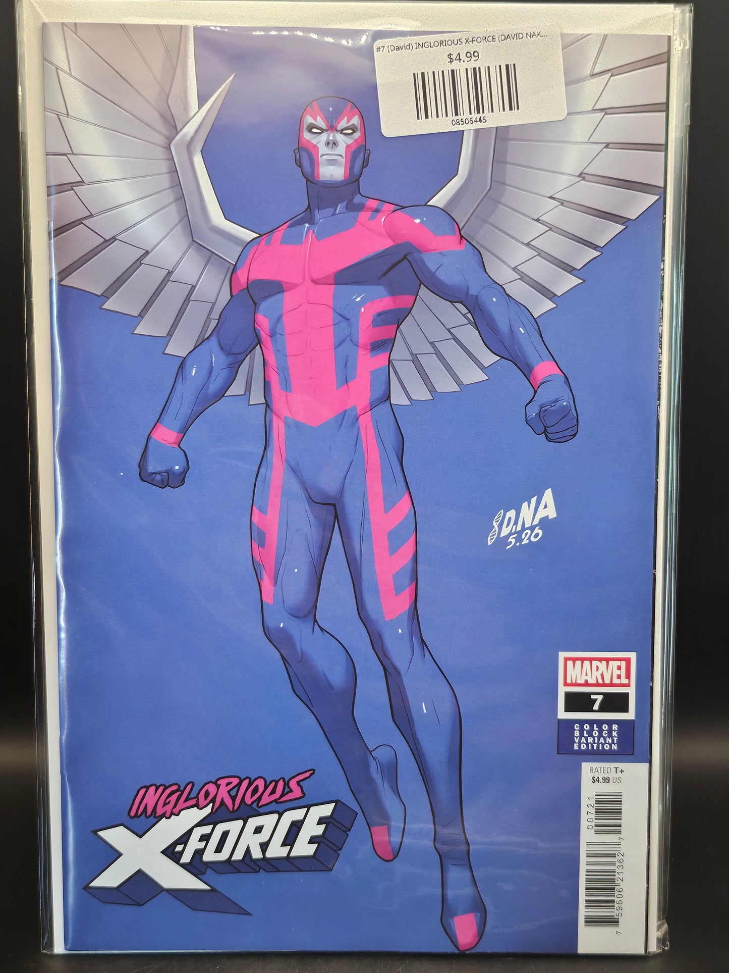 #7 (David) INGLORIOUS X-FORCE (DAVID NAKAYAMA COLOR BLOCK BLUE VARIANT)