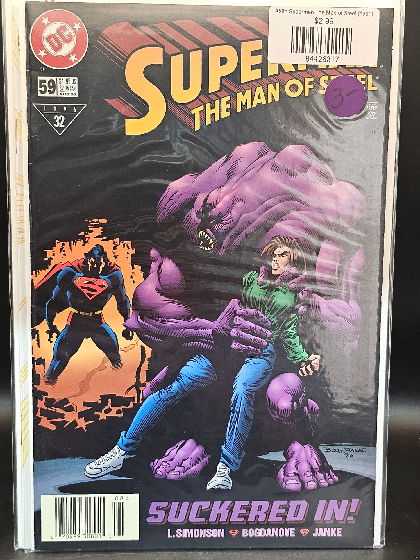 #59n Superman The Man of Steel (1991)