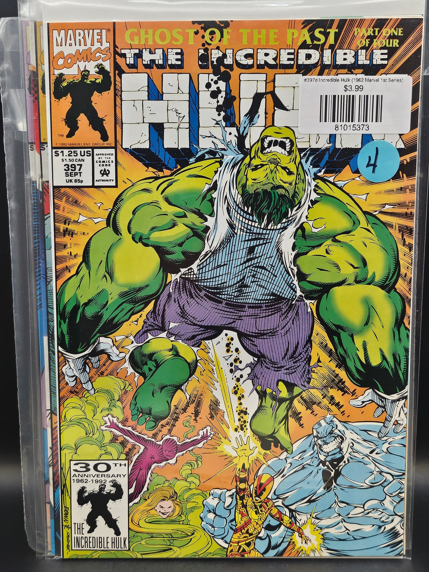 #397d Incredible Hulk (1962 Marvel 1st Series)