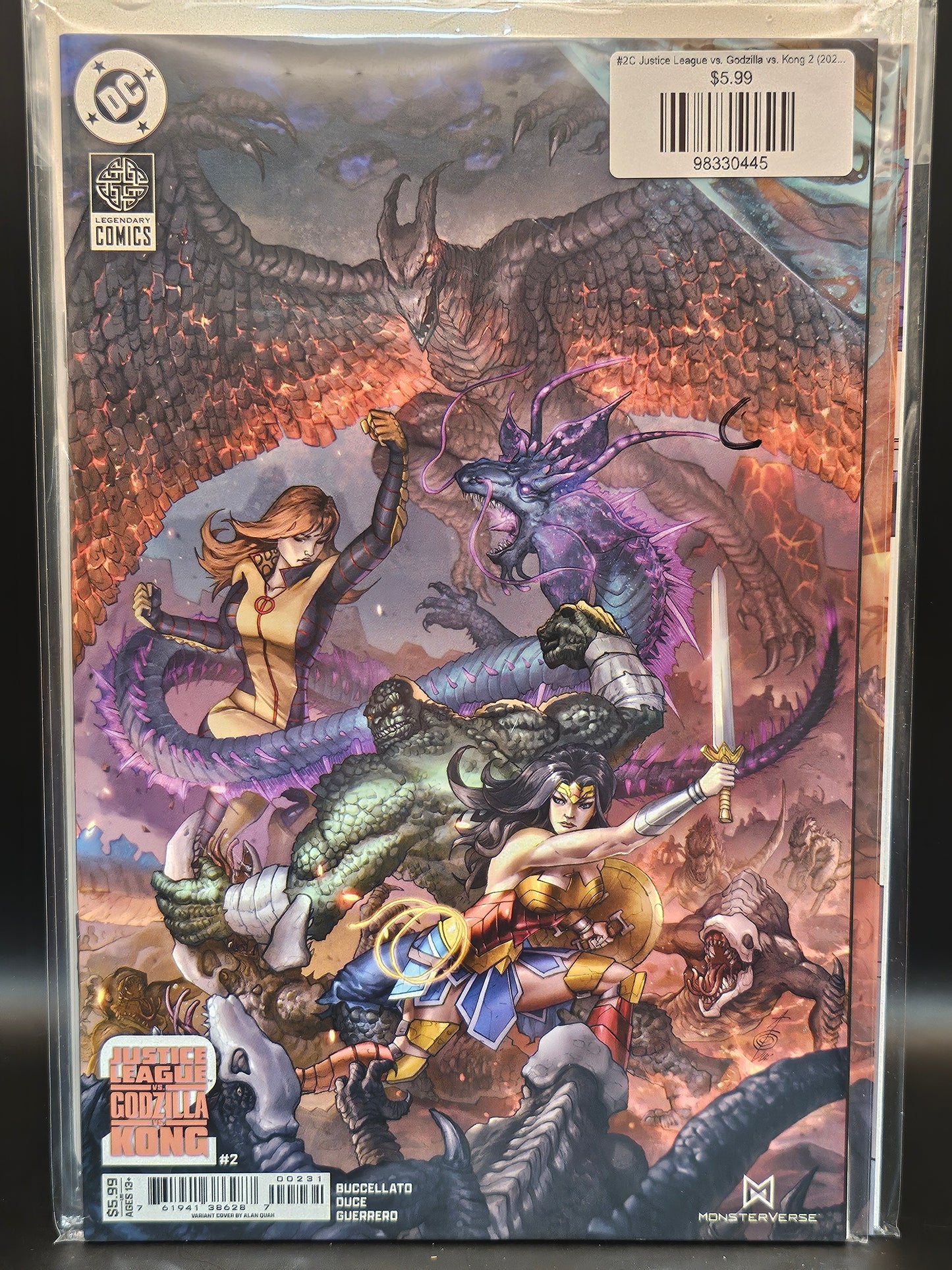 #2C Justice League vs. Godzilla vs. Kong 2 (2025 DC)