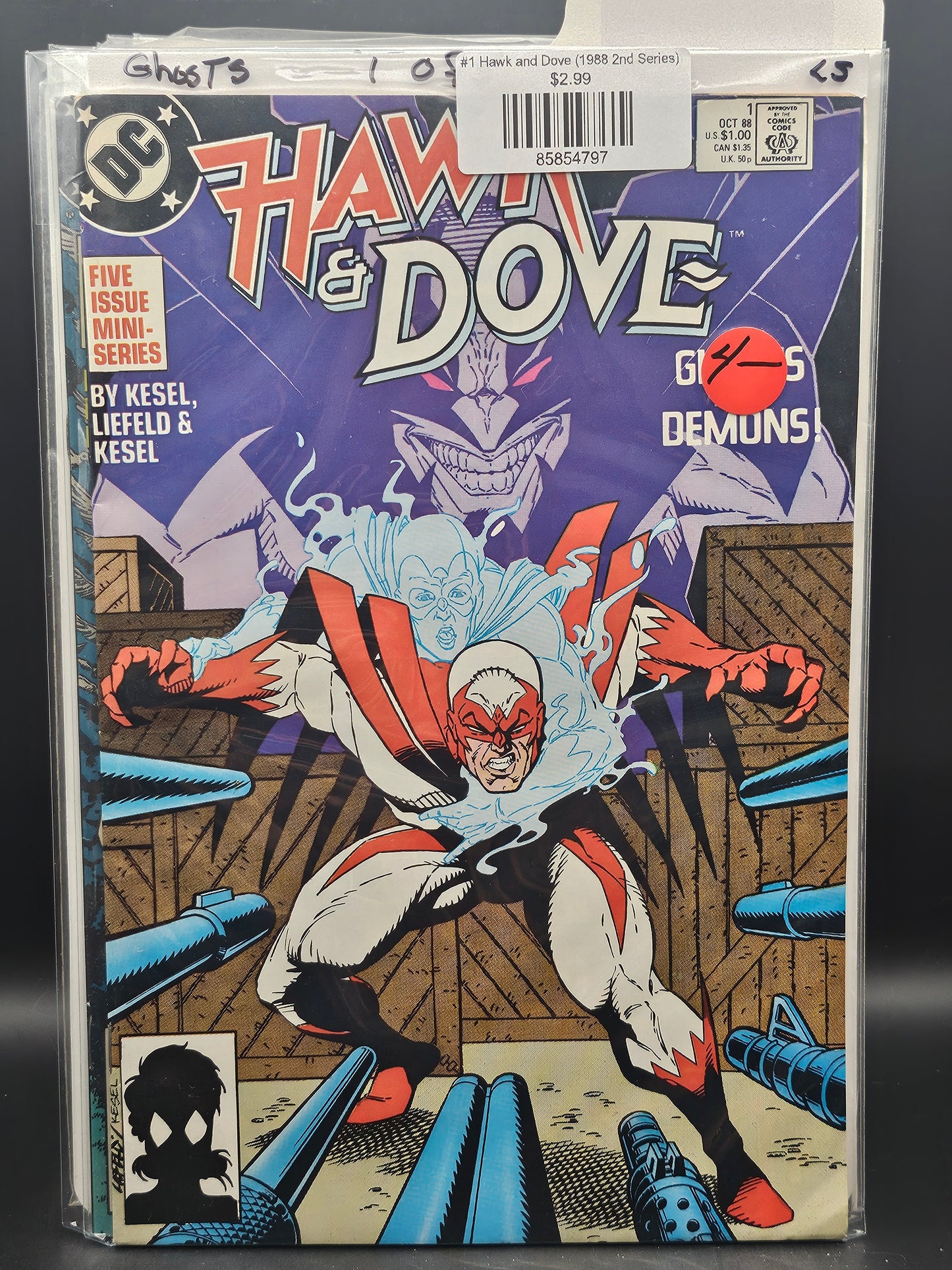 #1 Hawk and Dove (1988 2nd Series)