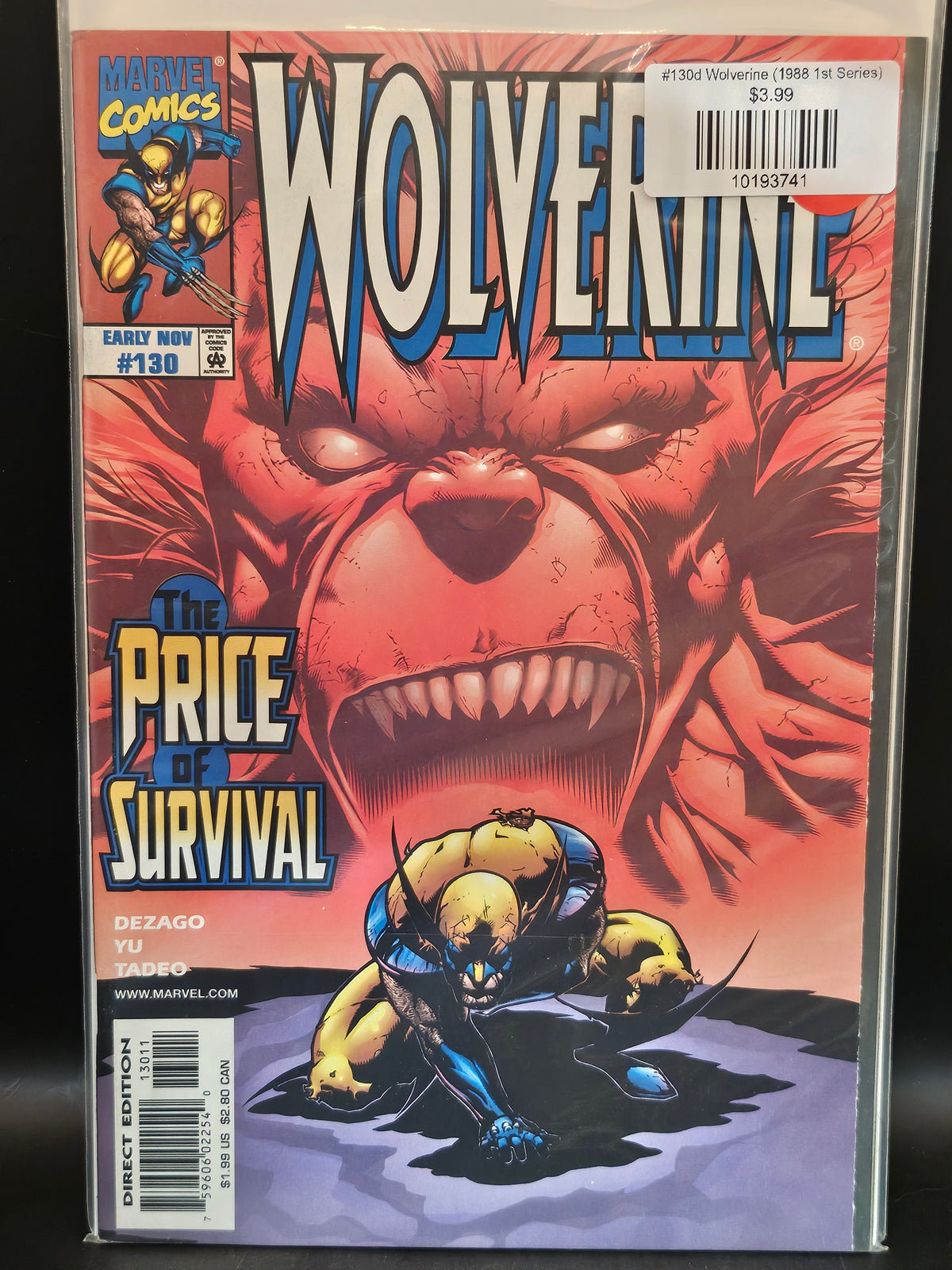 #130d Wolverine (1988 1st Series)