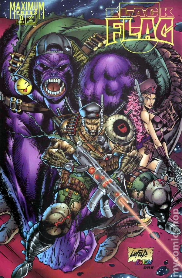 Black Flag – Maximum Press – (1995) – Volume 1 – Limited Series - #0–4