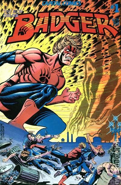 Badger – Capital/First Comics – (1983–1991) – Volume 1 – #1–70