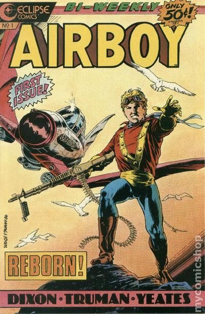 Airboy – Eclipse Comics – 1986–1989 – Volume 1 – #1–50