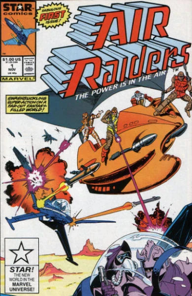 Air Raiders – Star Comics / Marvel Comics – 1987–1988 – Volume 1 – #1–5
