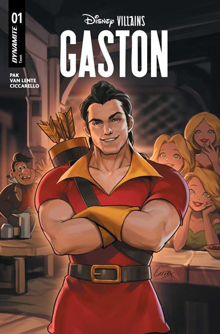 DISNEY VILLAINS GASTON #1 CVR A LEIRIX LI (Order By 02/02/26) (Estimated In Store By 03/04/26)