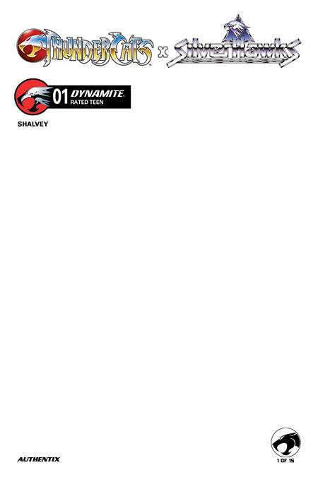 THUNDERCATS X SILVERHAWKS #1 CVR F BLANK AUTHENTIX VAR (Order By 03/09/26) (Estimated In Store By 04/08/26)