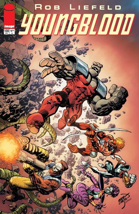 YOUNGBLOOD #100 CVR E ERIK LARSEN VAR (Order By 05/11/26) (Estimated In Store By 06/03/26) (THIS ITEM IS A PRE-ORDER AND YOU WILL NOT RECEIVE IT UNTIL AFTER THE IN STORE DATE)