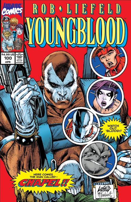 YOUNGBLOOD #100 CVR G ROB LIEFELD & TODD MCFARLANE RETRO VAR (Order By 05/11/26) (Estimated In Store By 06/03/26) (THIS ITEM IS A PRE-ORDER AND YOU WILL NOT RECEIVE IT UNTIL AFTER THE IN STORE DATE)