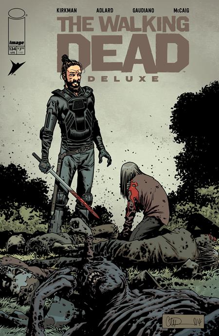 WALKING DEAD DELUXE #134 CVR B CHARLIE ADLARD & MAVE MCCAIG VAR (MR) (Order By 03/09/26) (Estimated In Store By 04/01/26)