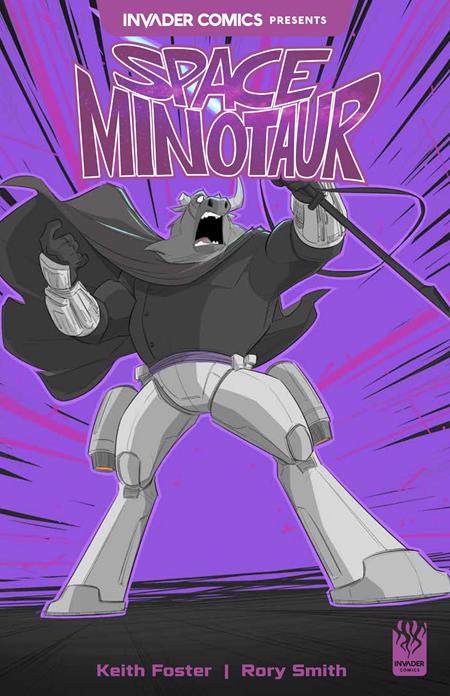 INVADER COMICS PRESENTS SPACE MINOTAUR #1 (ONE SHOT) CVR B RORY SMITH VAR (Order By 03/16/26) (Estimated In Store By 04/29/26)