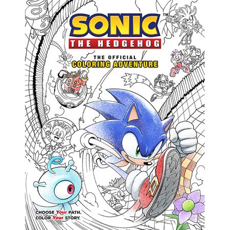 SONIC THE HEDGEHOG TP THE OFFICIAL COLORING ADVENTURE (Order By 03/30/26) (Estimated In Store By 04/29/26)