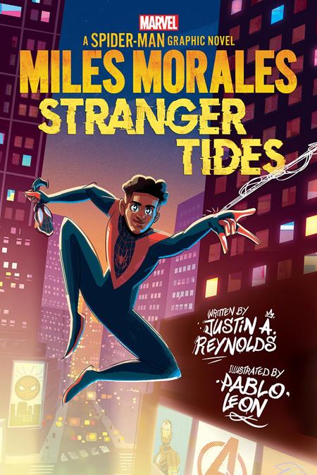 MILES MORALES STRANGER TIDES TP AN ORIGINAL SPIDER-MAN GRAPHIC NOVEL Previously Offered thru Other Distributors (Order By 03/09/26) (Estimated In Store By 04/15/26)