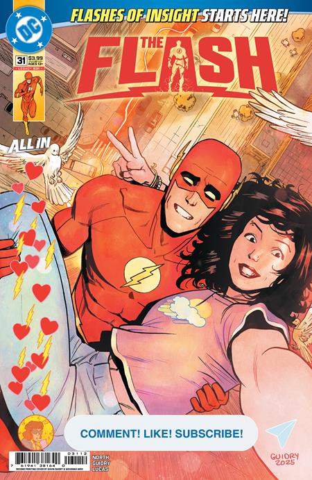 FLASH #31 Second Printing Cvr A Gavin Guidry (Order By 06/01/26) (Estimated In Store By 06/24/26) (THIS ITEM IS A PRE-ORDER AND YOU WILL NOT RECEIVE IT UNTIL AFTER THE IN STORE DATE)