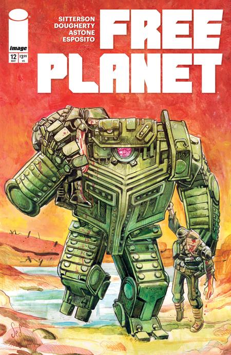 FREE PLANET #12 CVR B JED DOUGHERTY VAR (Order By 04/20/26) (Estimated In Store By 05/13/26)