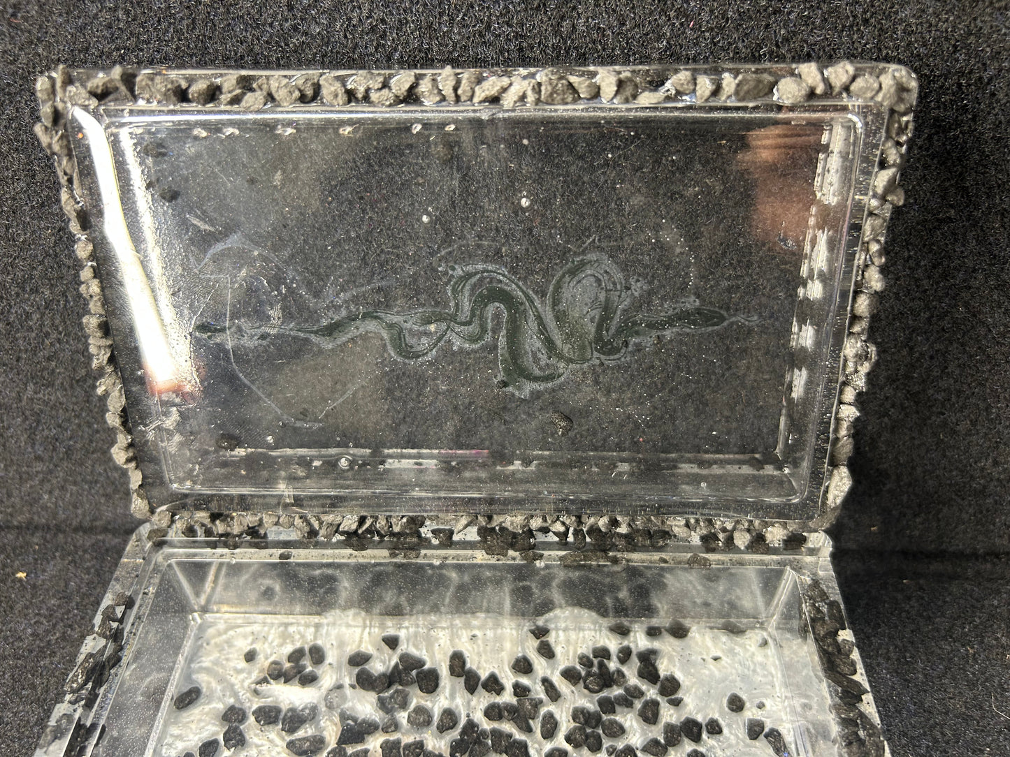 Black White Snake Jewelry Box