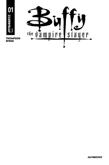 BUFFY THE VAMPIRE SLAYER #1 CVR H BLANK AUTHENTIX VAR (Pre-Order by 06/29/26 | Est. In-Store: 07/22/26 | Ships after release)