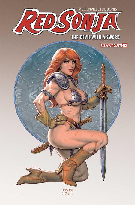 RED SONJA SHE DEVIL WITH A SWORD #3 CVR C JOSEPH MICHAEL LINSNER VAR (Order By 06/08/26) (Estimated In Store By 07/01/26) (THIS ITEM IS A PRE-ORDER AND YOU WILL NOT RECEIVE IT UNTIL AFTER THE IN STORE DATE)