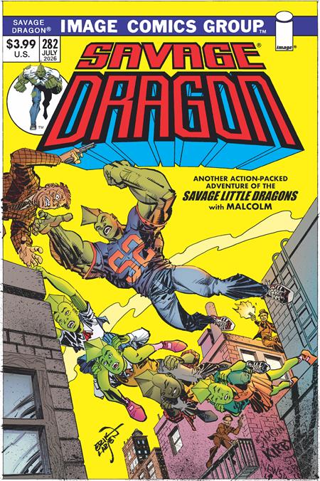 SAVAGE DRAGON #282 CVR B ERIK LARSEN VAR (MR) (Pre-Order by 07/27/26 | Est. In-Store: 08/19/26 | Ships after release)