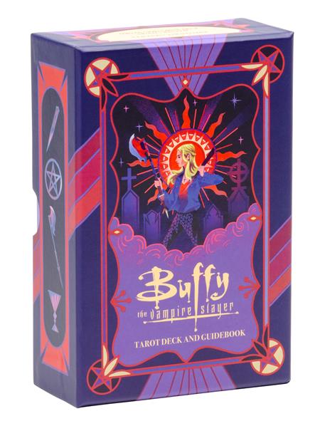 BUFFY THE VAMPIRE SLAYER TP TINY TAROT DECK AND GUIDEBOOK (Order By 06/08/26) (Estimated In Store By 07/22/26) (THIS ITEM IS A PRE-ORDER AND YOU WILL NOT RECEIVE IT UNTIL AFTER THE IN STORE DATE)