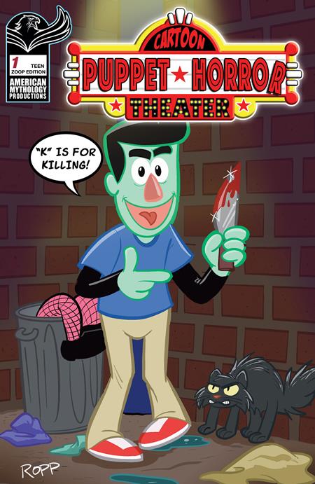 CARTOON PUPPET HORROR THEATER #1 CVR E ADRIAN ROPP ZOOP VAR (Pre-Order by 06/29/26 | Est. In-Store: 07/15/26 | Ships after release)
