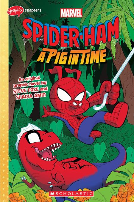 SPIDER-HAM A PIG IN TIME TP (Order By 06/08/26) (Estimated In Store By 07/15/26) (THIS ITEM IS A PRE-ORDER AND YOU WILL NOT RECEIVE IT UNTIL AFTER THE IN STORE DATE)
