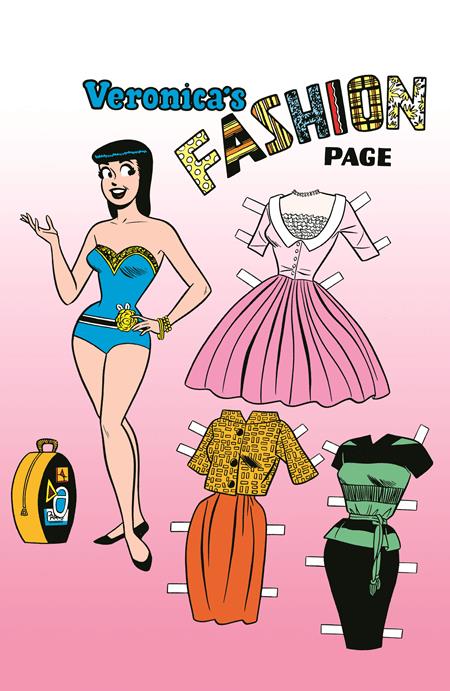 ARCHIE COMICS 85TH ANNIVERSARY PRESENTS BETTY & VERONICA FASHION PAGES (ONE-SHOT) CVR F DAN DECARLO RED FOIL VERONICA PIN-UP VAR (Pre-Order by 08/03/26 | Est. In-Store: 08/26/26 | Ships after release)