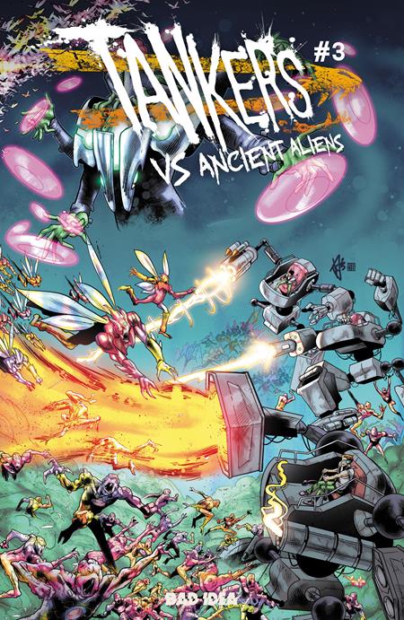 TANKERS VS ANCIENT ALIENS # 3 (OF 4) CVR A FREDERICA MANCIN (Pre-Order by 07/20/26 | Est. In-Store: 08/19/26 | Ships after release)