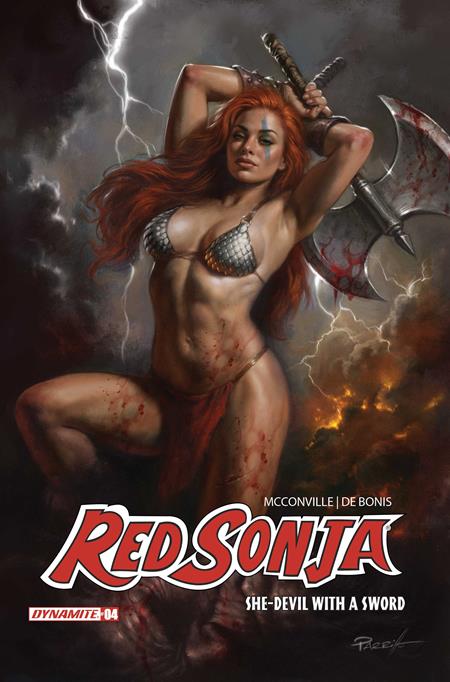 RED SONJA SHE DEVIL WITH A SWORD #4 CVR B LUCIO PARRILLO VAR (Pre-Order by 07/13/26 | Est. In-Store: 08/05/26 | Ships after release)