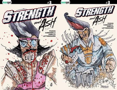 STRENGTH & ASH #3 CVR D STEFANO CARDOSELLI & FRANCESCA PERILLO HOLOFOIL FLIP VAR (Pre-Order by 07/13/26 | Est. In-Store: 08/19/26 | Ships after release)