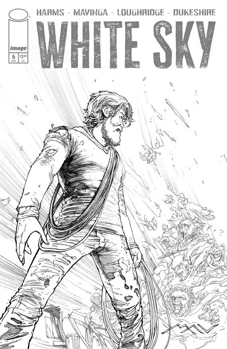 WHITE SKY #6 CVR C JP MAVINGA B&W VAR (MR) (Pre-Order by 08/03/26 | Est. In-Store: 08/26/26 | Ships after release)