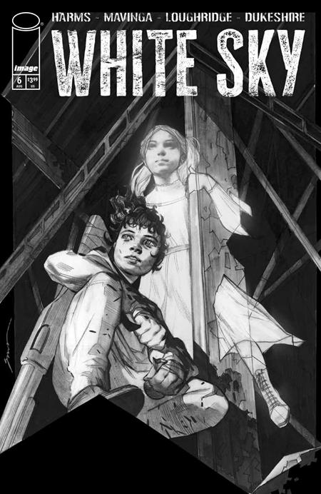 WHITE SKY #6 CVR D ELIZA IVANOVA B&W VAR (MR) (Pre-Order by 08/03/26 | Est. In-Store: 08/26/26 | Ships after release)
