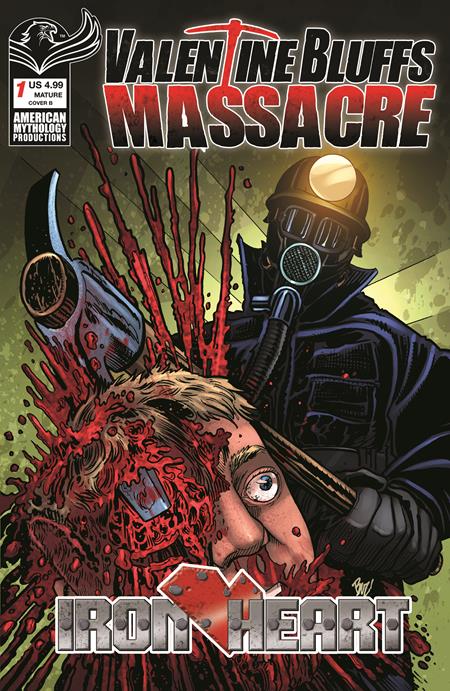 VALENTINE BLUFFS MASSACRE IRON HEART #1 (OF 2) CVR B BUZ HASSON VAR (MR) (Pre-Order by 08/03/26 | Est. In-Store: 08/26/26 | Ships after release)