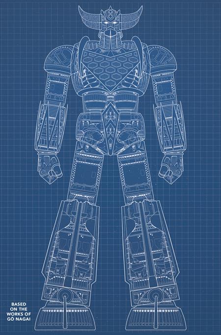 UFO ROBOT GRENDIZER #1 (OF 4) CVR E BLUEPRINT DENIS BAJRAM & BRICE COSSU VAR (Pre-Order by 07/13/26 | Est. In-Store: 08/05/26 | Ships after release)